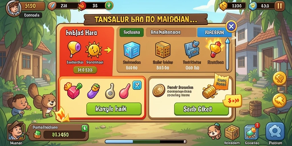 Tampilan antarmuka aplikasi yang menarik.