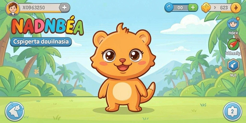 Tampilan awal aplikasi GEMS365 yang menarik dan ramah pengguna.