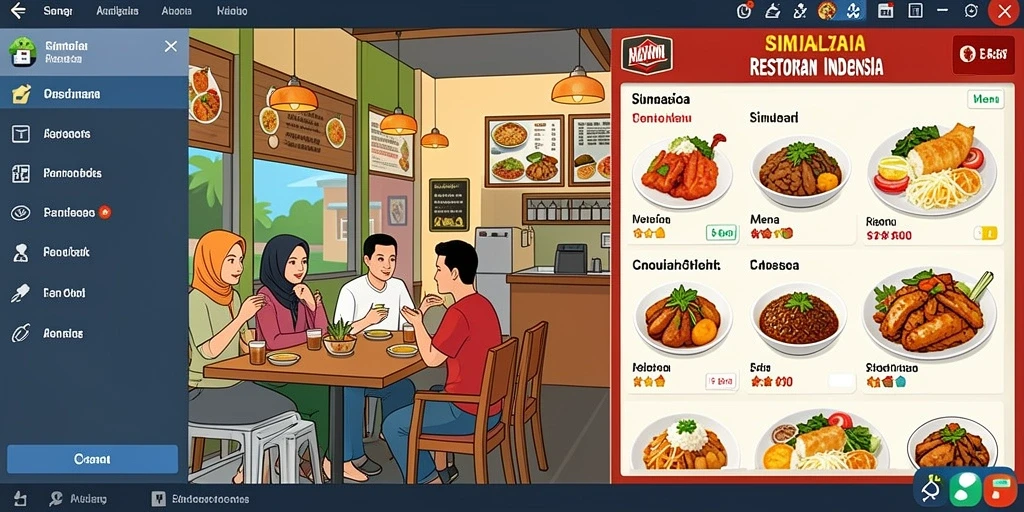 Tampilan antarmuka yang mudah dipahami.