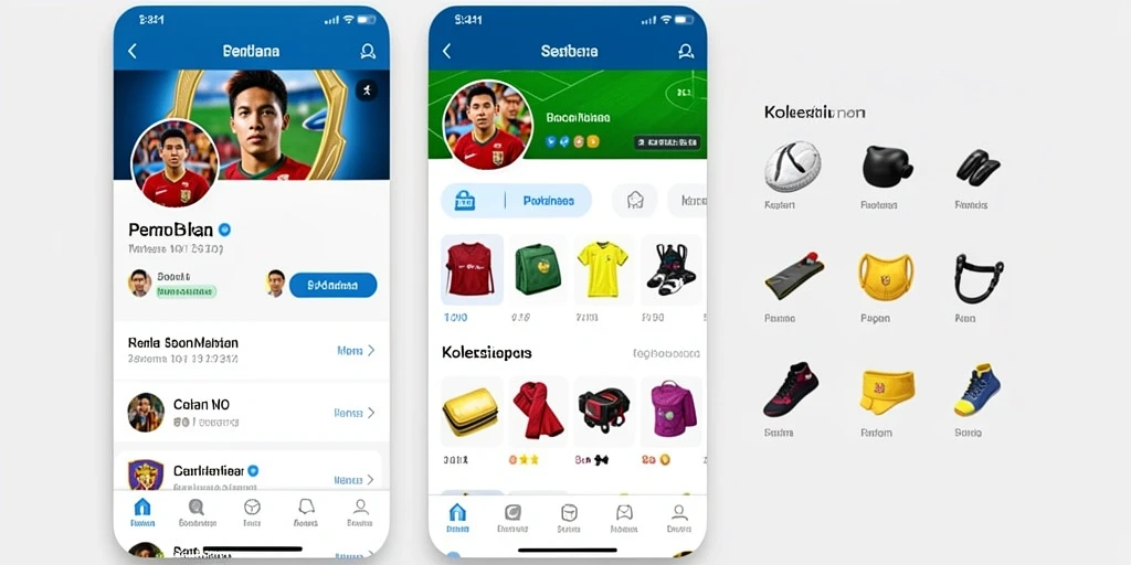 Tampilan antarmuka pengguna yang menarik dan interaktif.