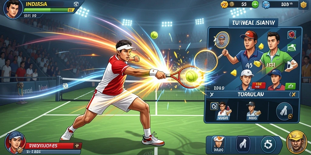 Tampilan awal game yang menarik dan mengundang selera.