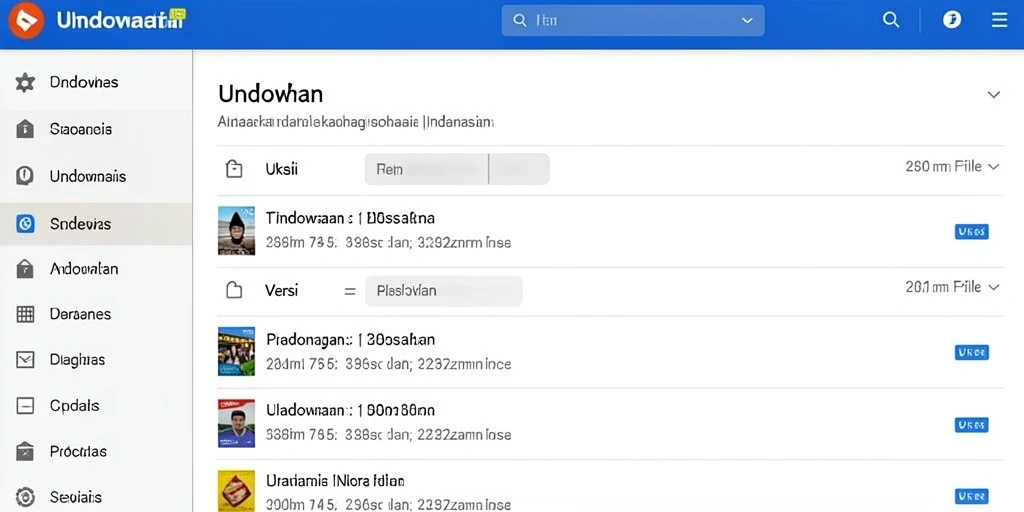 Tampilan antarmuka yang bersih dan mudah dinavigasi.
