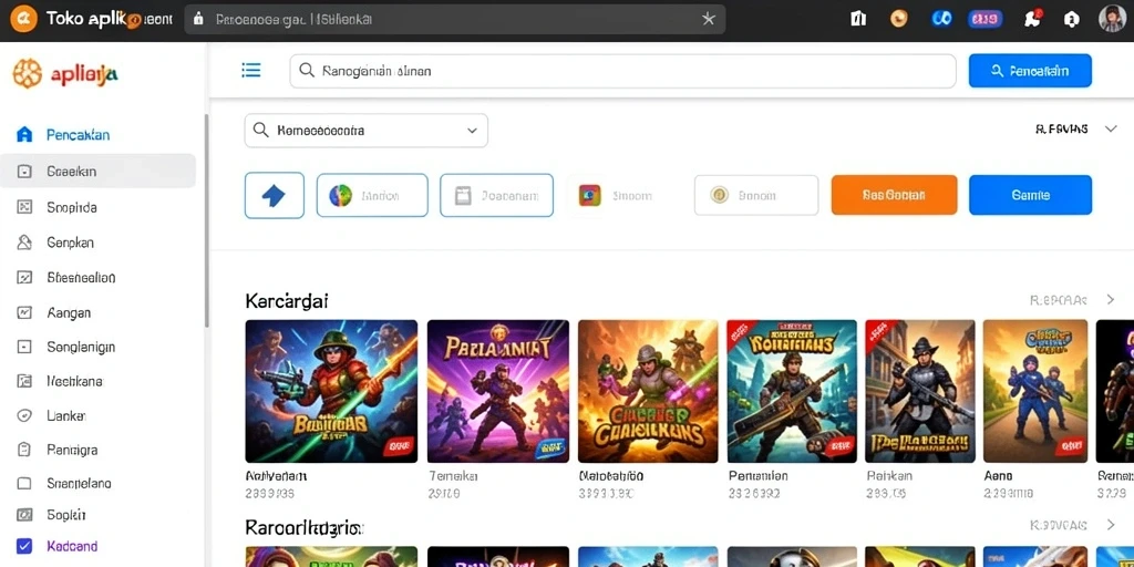 Tampilan antarmuka yang intuitif dan menarik.